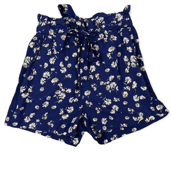 Blue Floral Shorts - Picture 1 of 15